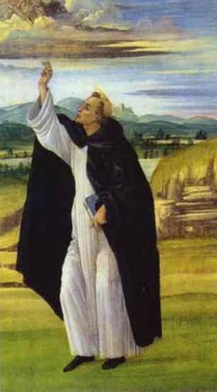 Sandro Botticelli St. Dominic. oil painting image